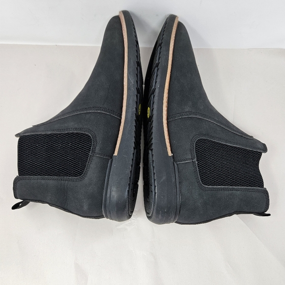 NWOT Madden  Ortholite Chelsea Boots Sz 9 Charcoal Gray Black Faux Suede Pull On - Picture 7 of 11